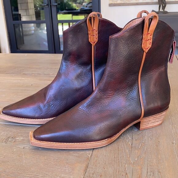 We The Free Wesley Western Ankle Boots – Brown Leather – US 11 – NWOB - Picture 9 of 15